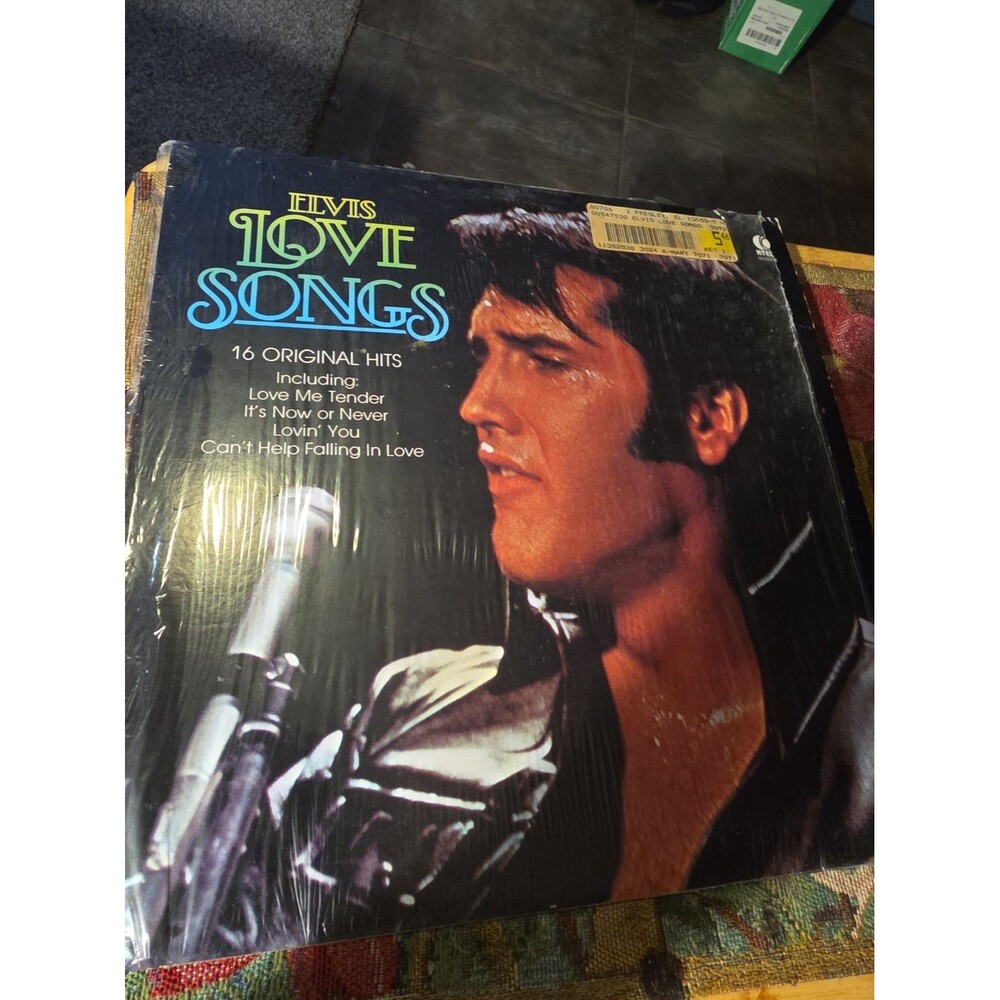 Elvis Presley – Love Songs LP Record 1981 K-tel Pop Rock 33 RPM